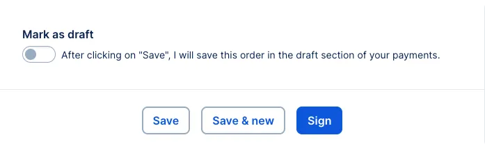 Save as draft option disabled