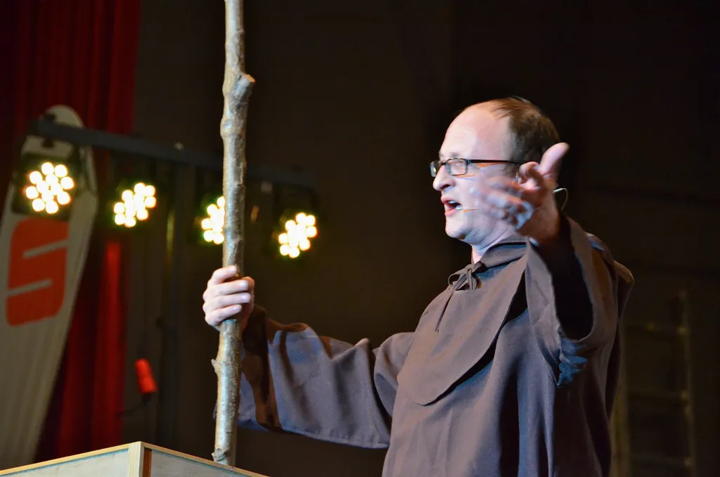 Schauspieler auf der Bühne 