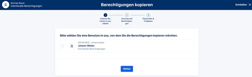 Berechtigungen kopieren