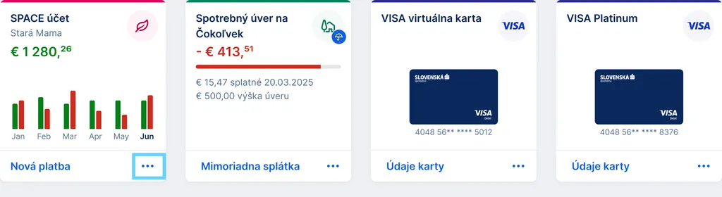 výber produktu