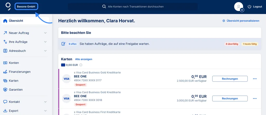 George Business Kopfzeile