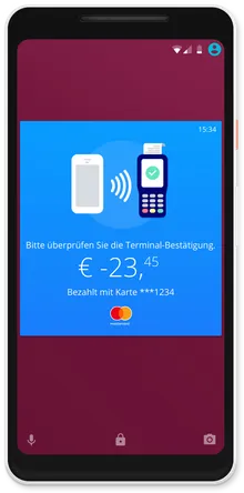 digital credit card on your mobile